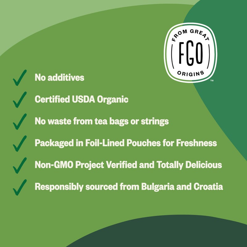 FGO Organic Nettle Leaf Loose Tea, Cut and Sifted, Caffeine Free, 4oz Resealable Bag, Packaging May Vary (Pack of 1) - Image 3